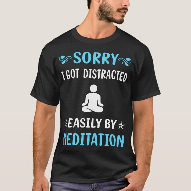 T-shirt Mindfulness Distractedante (Devant)