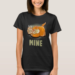 T-shirt Mine Café Mug Barista Cappuccino Cats Kitten Ca