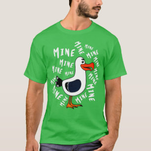 T-shirt Mine Mine Mine Mine Seagull Amusant Bird Plage Lov