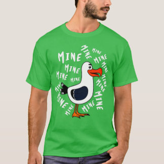 T-shirt Mine Mine Mine Mine Seagull Amusant Bird Plage Lov