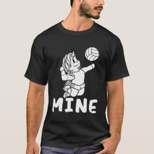 T-shirt Mine Vball Beach - Volleyball Unicorn