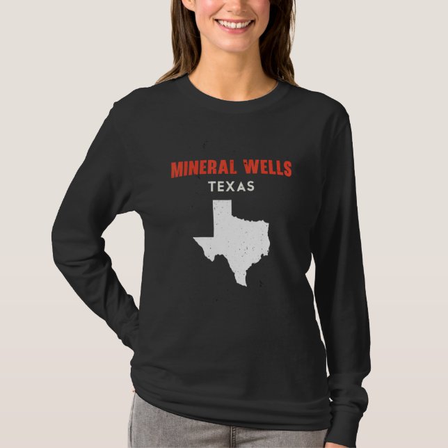 T-shirt Mineral Wells Texas USA State America Travel Texas (Devant)