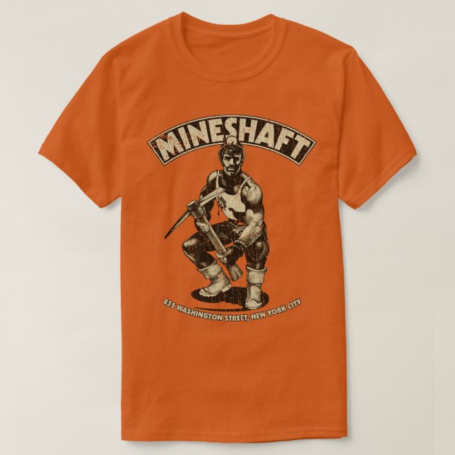 T-shirt Mineshaft NYC 1976 (Design devant)