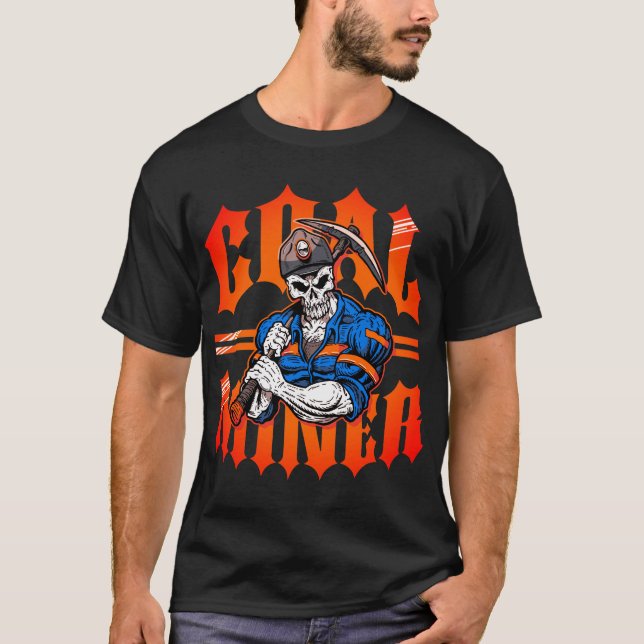 T-SHIRT MINEUR DE CHARBON REAPER (Devant)