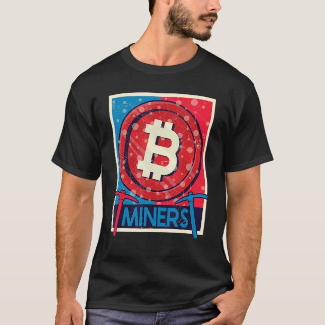 T-shirt Mineurs Bitcoin Crypto Trading Blockchain 1 (Devant)