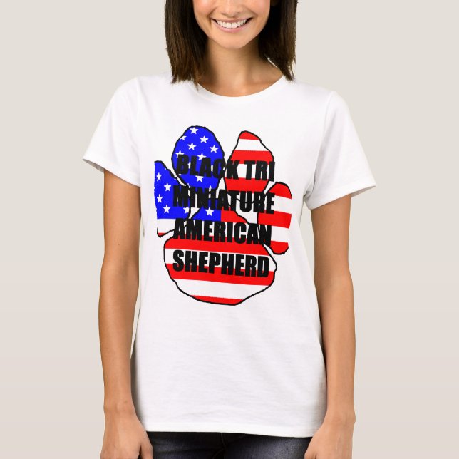 T-shirt mini aussie fag pag noir tri (Devant)