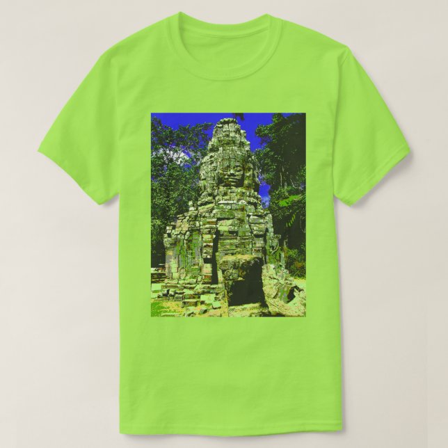 T-shirt Mini Bayon [Redux] ... Siem Reap, Cambodge (Design devant)