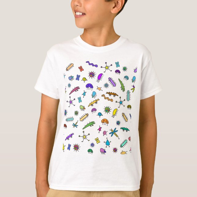 T-shirt Mini Bugs et Mini Bestioles (Devant)