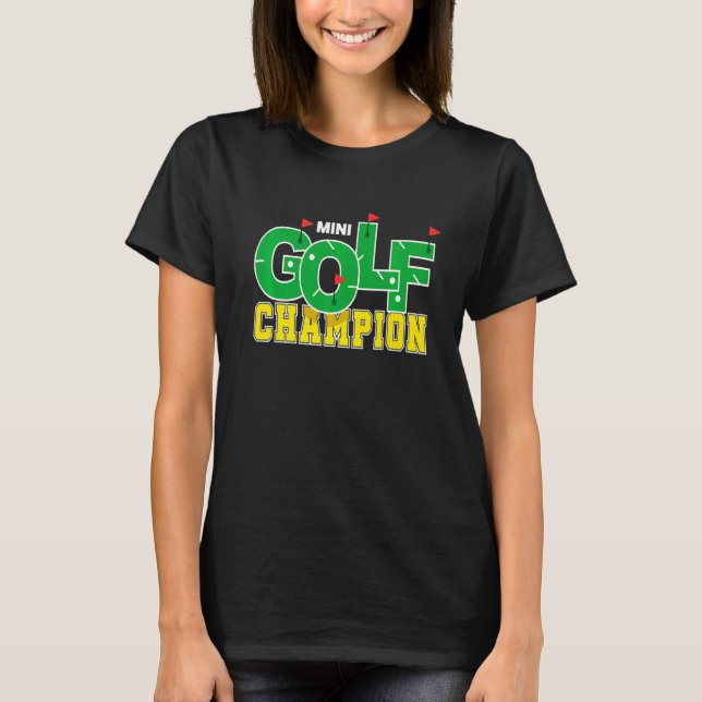 T-shirt Mini Champion de Golf I Golfclub Golfclub Golf Gol (Devant)