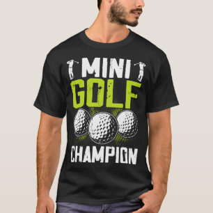 T-shirt Mini Champion De Golf T Chemise Pour Femmes Hommes