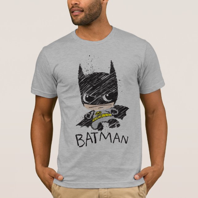 T-shirt Mini classique Batman Sketch (Devant)
