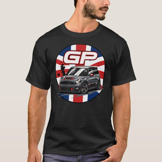 T-shirt Mini Cooper de la voiture britannique JCW GP Essen (Devant)