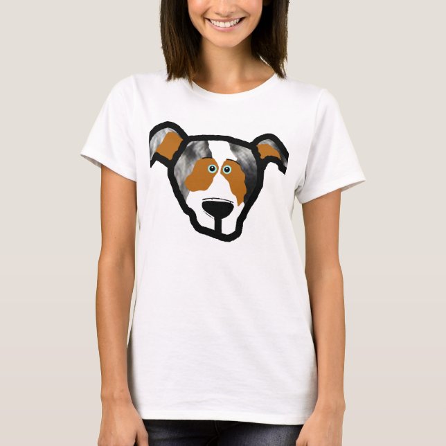 T-shirt mini côté australien de l'avant 2 de blue_merle (Devant)