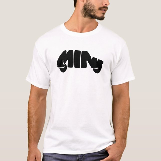 T-shirt Mini est le mot (Devant)