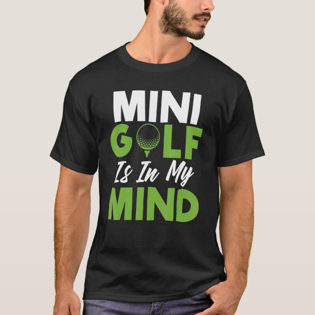 T-shirt Mini Golf dans mon Mind Mini Golf (Devant)