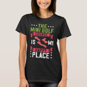 T-shirt Mini Golf Golf Miniature Parcours De Lecteur Intér