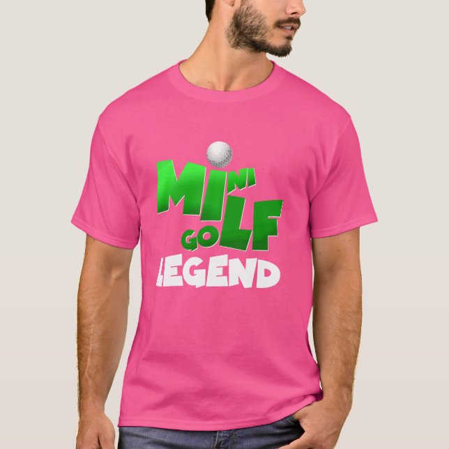 T-shirt Mini Golf Legend Ultimate Player Design (Devant)