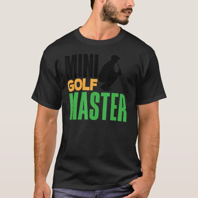 T-shirt Mini Golf Master Golf Player Golf Golf Ball Dri (Devant)