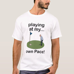 T-shirt Mini Golf Minigolf Jouer À Mon Propre Rythme Golfe