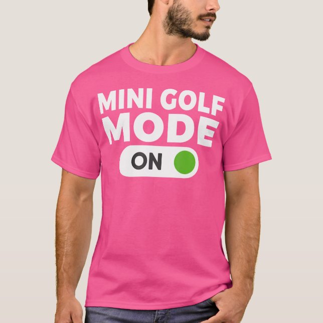 T-shirt Mini Golf Mode Sur Mini Golf (Devant)