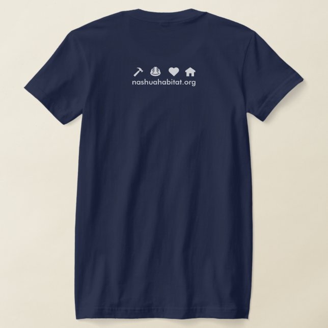 T-shirt mini-shirt Nashua Habitat Femmes (Couchage Retour)