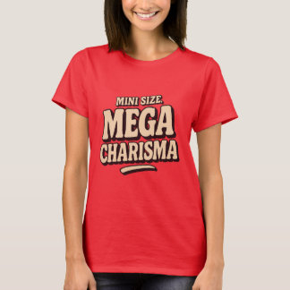 T-shirt Mini Taille Mega Charisma Chemise - Rouge