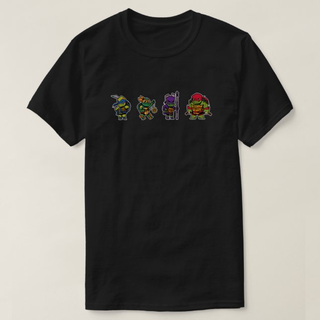 T-shirt Mini tortues ROTTMNT T-Shirt1 classique (Design devant)