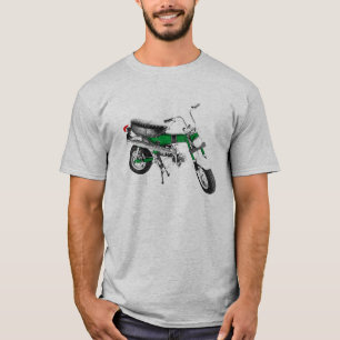 T-shirt Mini vert de la traînée 70 de vélo des années 