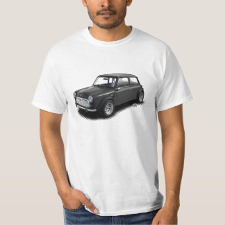 T-shirt Mini voiture de charbon de bois classique sur le