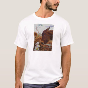 T-shirt Miniature cheval Brown et lapin de Pâques