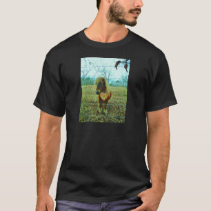 T-shirt Miniature cheval Brown Valentine Heart