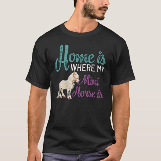 T-shirt Miniature Cheval Cadeaux Mini Chemise Pony Cheval  (Devant)
