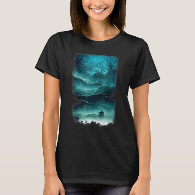 T-shirt Miniature Haunted Houses In Ancient Wells Fierce G (Devant)