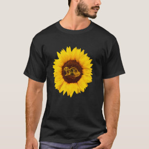 T-shirt Miniature Hommes Weasel Otter Animal Tournesol