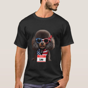 T-shirt Miniature Poodle Leo Chien Hommes Femmes Enfants G