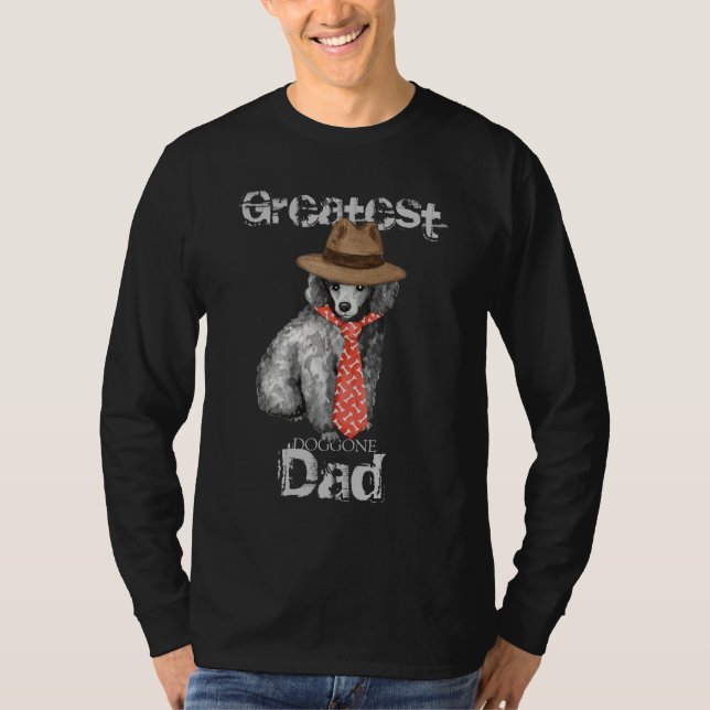 T-shirt Miniature Poodle Papa (Devant)