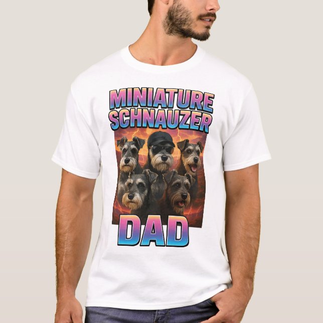 T-shirt Miniature Schnauzer (Devant)