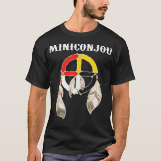 T-shirt Miniconjou Lakota Sioux Dakota du Sud Médecine Whe