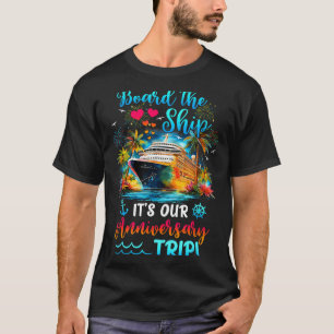 T-shirt Minimal C'est Voyage d'anniversaire Couple Assorti