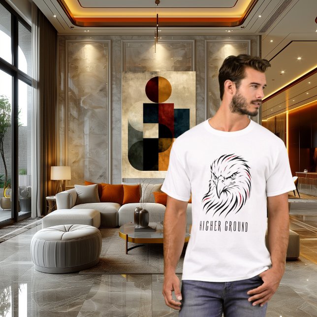 T-shirt Minimal Eagle Line Art (Créateur téléchargé)