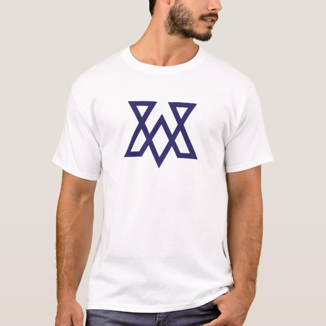 T-shirt Minimal Letter VA Classique  (Devant)