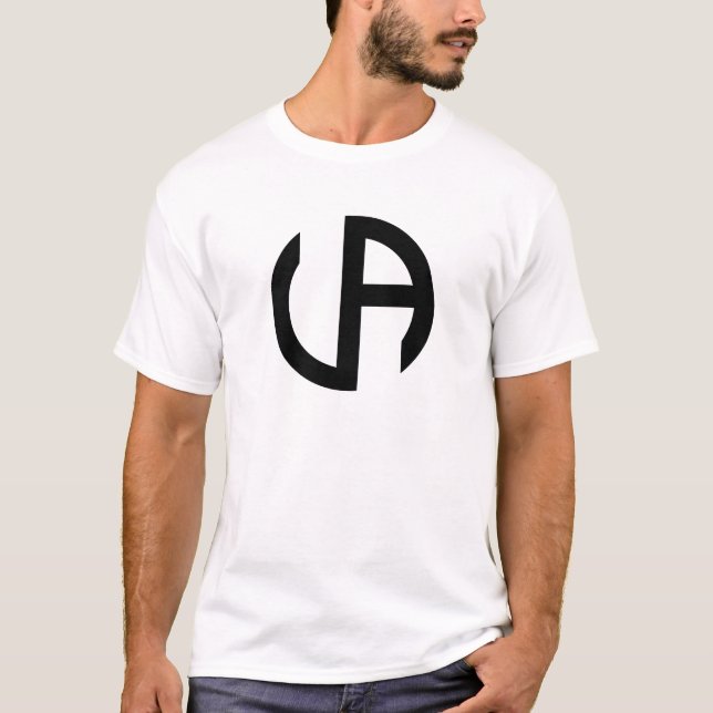 T-shirt Minimal Letter VA Classique  (Devant)