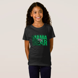 T-Shirt Minimal Mama Bear Typography Art