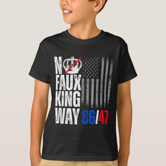 T-shirt Minimal No Faux King Way 86 (Devant)
