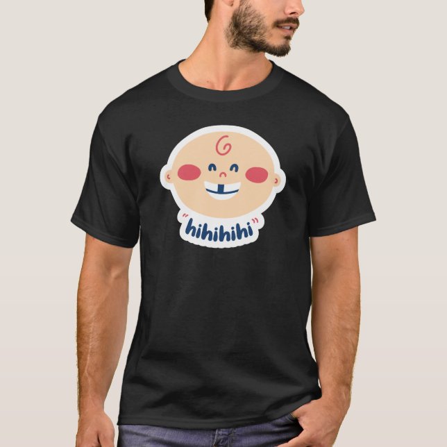 T-shirt minimal pour bébé | bébé en route (Devant)