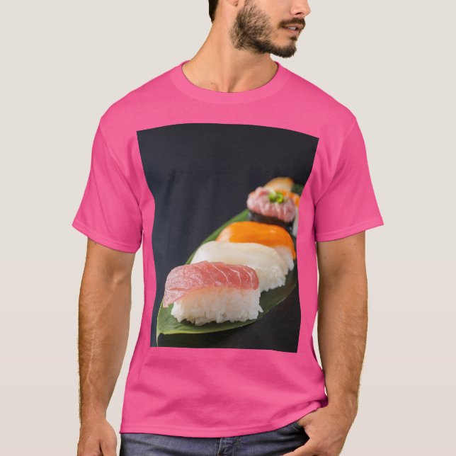 T-shirt  Minimal Sushi – Japanese tranquility and perfecti (Devant)