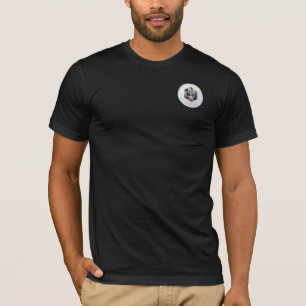 T-shirt Minimalisme Architectural   Géométrique Noir Premi