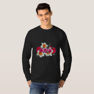 T-shirt Minimalisme Fleur Art en Ligne Botanique Esthéti
