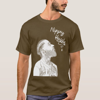 T-shirt minimalisme nipsey hussle blanc