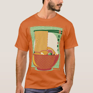 T-shirt Minimalisme Ramen nouilles Patte japonaise traditi